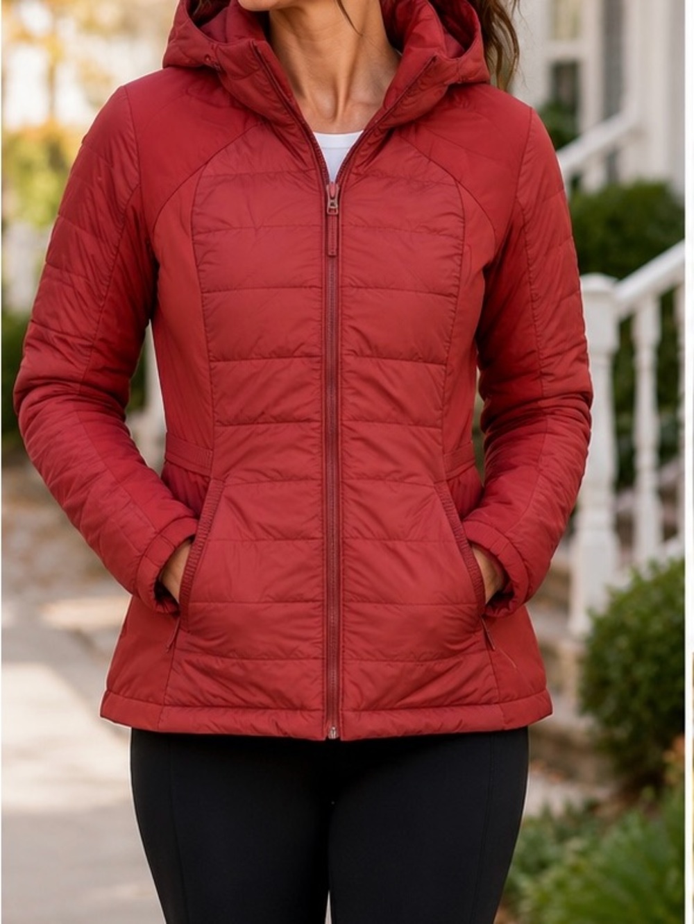 Lululemon Down For It All Jacket | Rust Orange / Terracotta | Hiking Outdoor